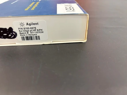 Agilent ALS Syringe, 5 µL fixed needle, 23/42/cone, 6/pk., 5182-0875 (New)