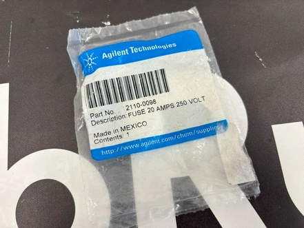 Agilent Fuse, 20 A, medium blow for GC systems, 2110-0098 (New)