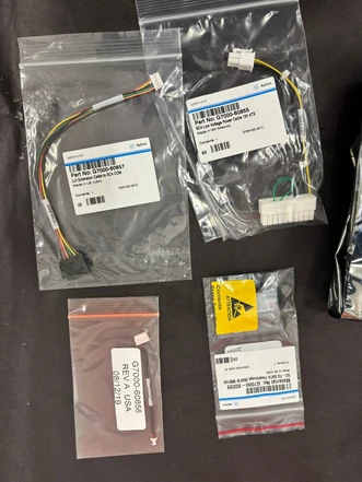 Agilent GC/MSD Foreline Pump Cable / Power Cable Assembly (IMB140 Support Kit), G7003-67275 (New)