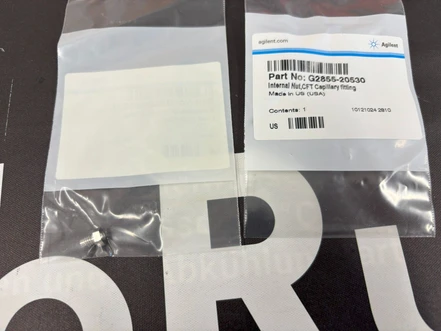 Agilent Internal nut, CFT capillary fitting, G2855-20530 (New)