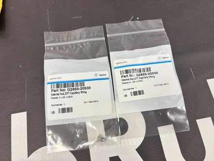 Agilent Internal nut, CFT capillary fitting, G2855-20530 (New)
