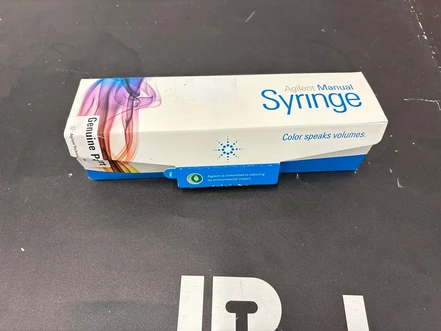 Agilent Manual Syringe, 5 ml, Luer Lock, PTFE-Tip Plunger, 5190-1539 (New)