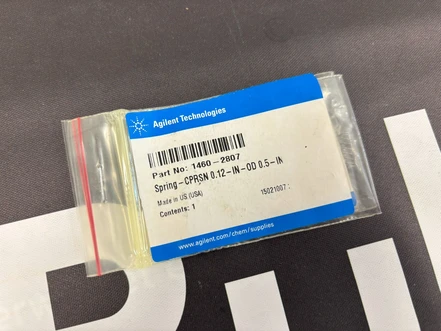 Agilent Spring-CPRSN 0.12-IN-OD 0.5-IN-OA-LG, 1460-2807 (New)