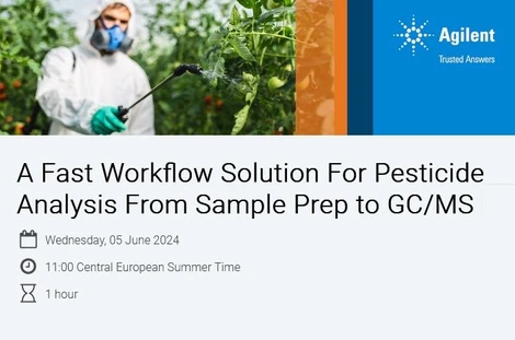 A Fast Workflow Solution For Pesticide Analysis From Sample Prep to GC/MS