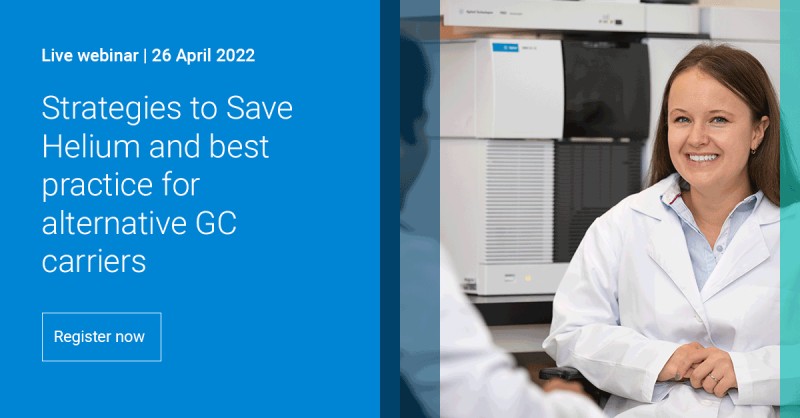 Agilent Technologies: Strategies to Save Helium and best practice for alternative GC carriers