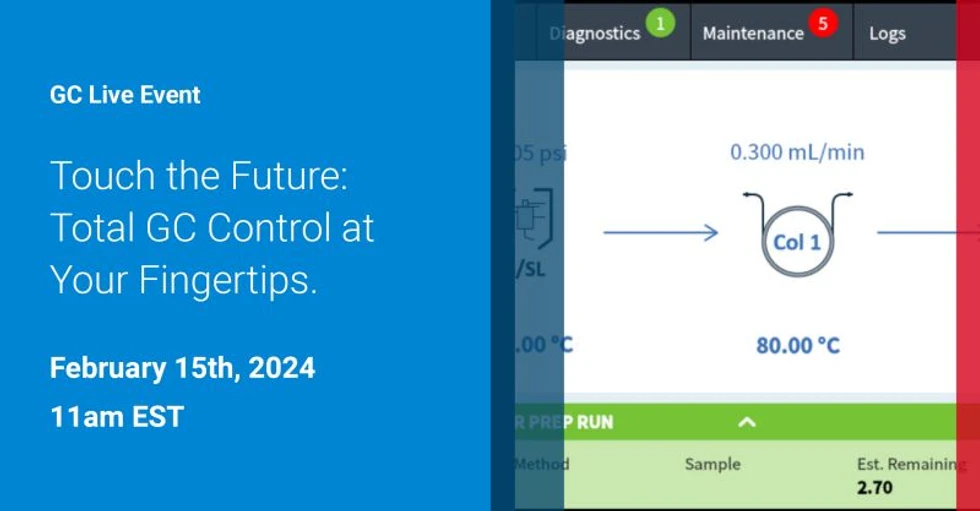 Agilent: Touch the Future: Total GC Control at Your Fingertips