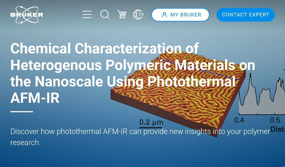 Bruker: Chemical Characterization of Heterogenous Polymeric Materials on the Nanoscale Using Photothermal AFM-IR