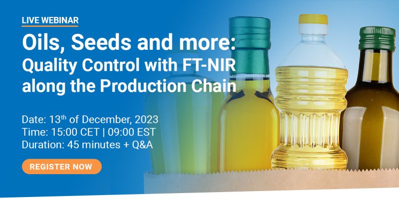 Bruker: Oils, Seeds and more: Quality Control with FT-NIR along the Production Chain
