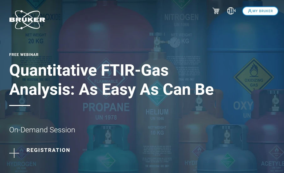 Bruker: Quantitative FTIR-Gas Analysis: As Easy As Can Be