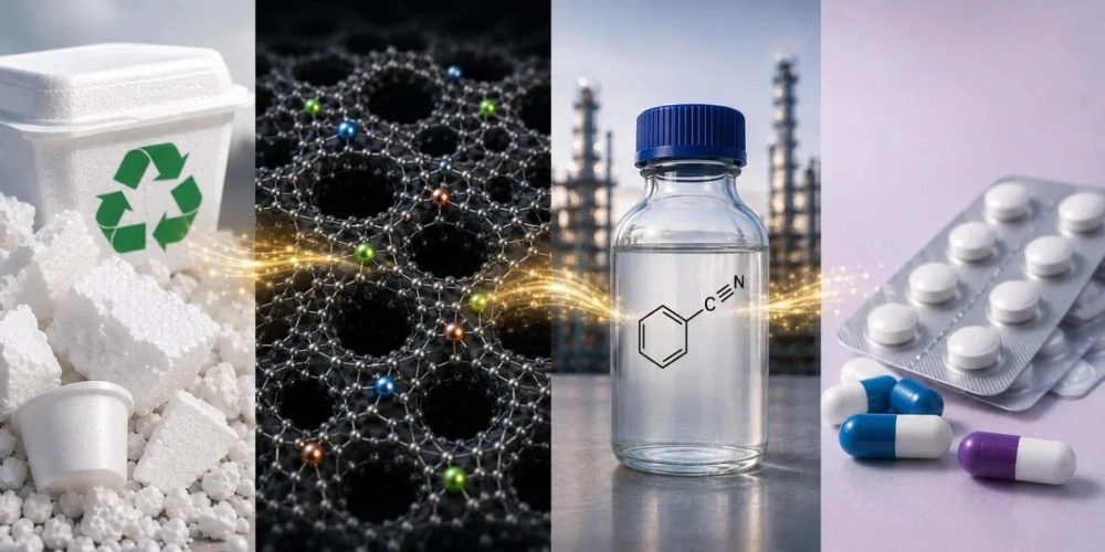 <p>CATRIN: Smart Material Enables Efficient Plastic Recycling and Low-Cost Drug Manufacturing</p>