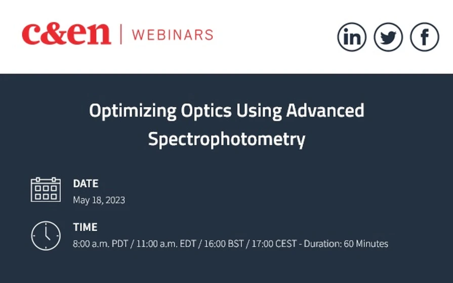 C&EN: Optimizing Optics Using Advanced Spectrophotometry