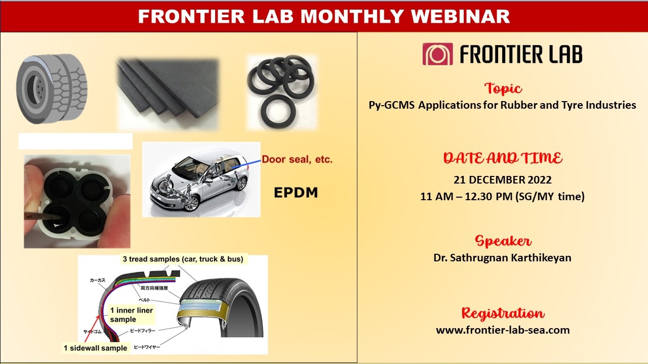Frontier Lab: Py-GCMS Applications for Rubber and Tyre Industries