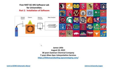 Free NIST Data Processing Software Lab for Universities - Part 2: Installation of Software in Free Laboratory Resource for Universities
