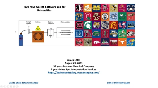 Free NIST Data Processing Software Lab for Universities - Part 8: Advance Processing with NIST MS Software in Free Laboratory Resource for Universities