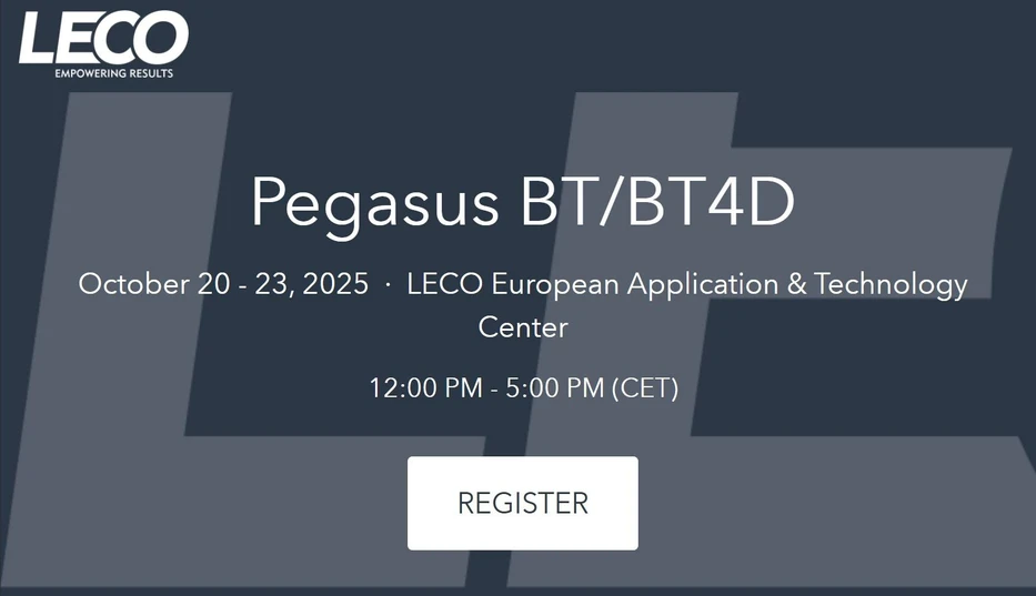 LECO Training Course Pegasus BT/BT4D