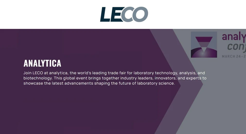LECO at analytica 2026