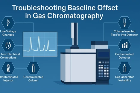 Phenomenex technical tip for Baseline problems - offset