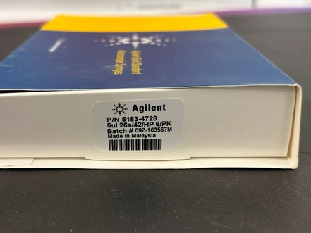 Agilent ALS Syringe, 5 µL, fixed needle, 26s/42/cone 6/pk, 5183-4728 (New)