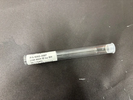 Agilent Inlet liner, splitless, single taper, glass wool, deactivated, 5062-3587 (New)