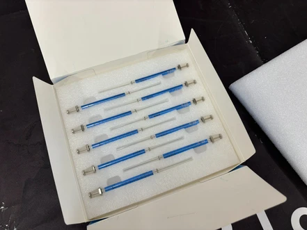 Agilent Manual syringe, 10 µL, fixed needle 26 gauge bevel tip 10/pk, 5190-1487 (New)