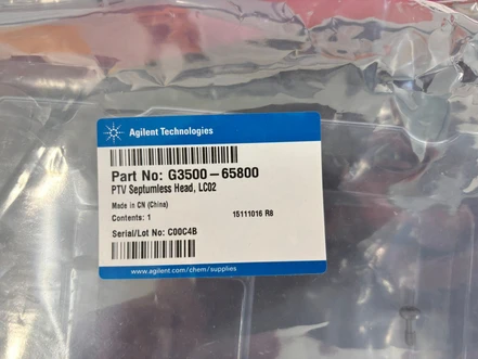  Agilent PTV (Programmed Temperature Vaporization) LC02 septumless head G3500-65800 (New)