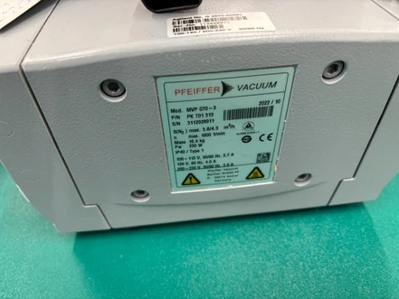 Agilent / Pfeiffer Dry Pump, MVP Dry Pump, G3870-80051 (Tested)