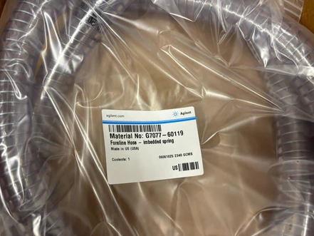 Agilent foreline hose with embedded spring, G7077-60119 (New)