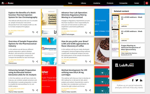 GC and GCMS webinars - Week 40