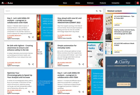 GC & GC/MS webinars Week 10/2022