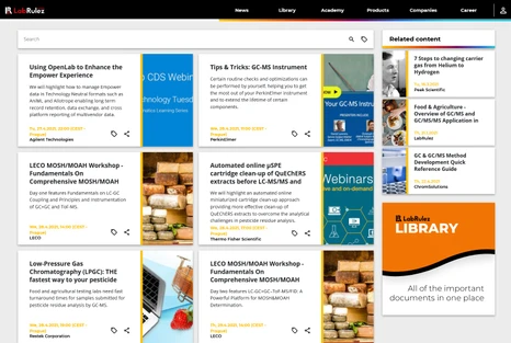 GC and GCMS webinars - Week 17