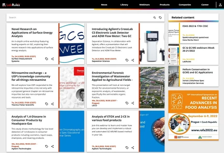 GC & GC/MS webinars Week 21/2022