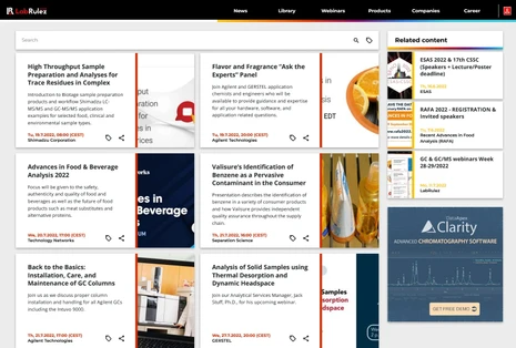 GC & GC/MS webinars Week 29/2022