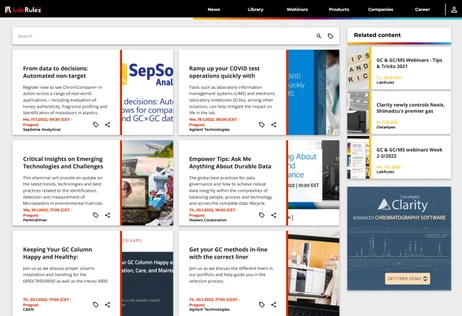GC & GC/MS webinars Week 3/2022