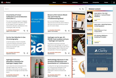 GC & GC/MS webinars Week 34/2022