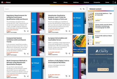 GC & GC/MS webinars Week 4/2022