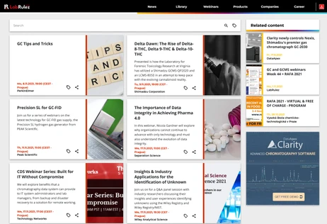 GC and GCMS webinars Week 45 + 46