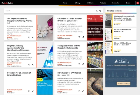 GC and GCMS webinars Week 46