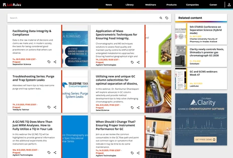 GC and GCMS webinars Week 48 + 49