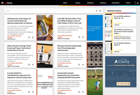 GC and GCMS webinars Week 49 + 50