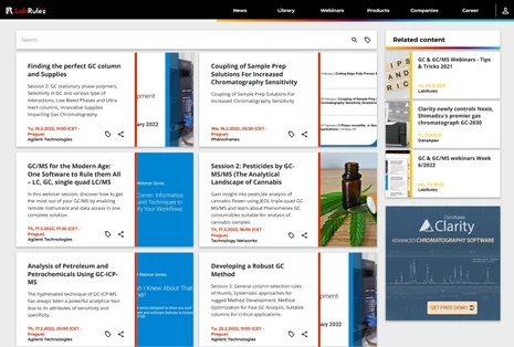 GC & GC/MS webinars Week 7/2022