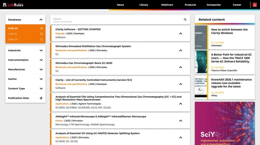 News from LabRulezGCMS Library - Week 03, 2026