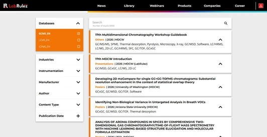 News from LabRulezGCMS Library - Week 07, 2026