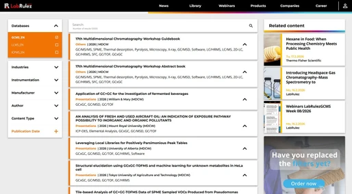 News from LabRulezGCMS Library - Week 08, 2026