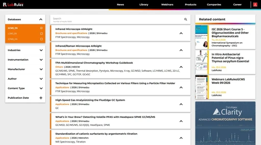 News from LabRulezGCMS Library - Week 09, 2026