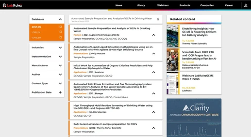 News from LabRulezGCMS Library - Week 11, 2025