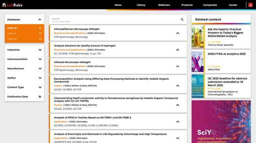 News from LabRulezGCMS Library - Week 12, 2026