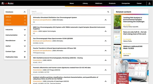 News from LabRulezGCMS Library - Week 15, 2025