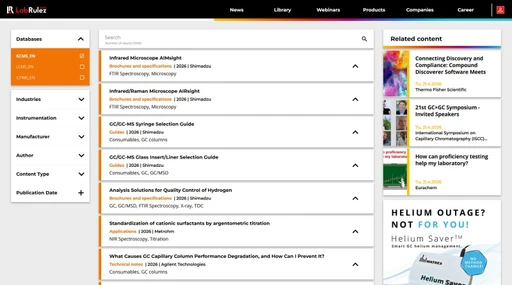 News from LabRulezGCMS Library - Week 17, 2026