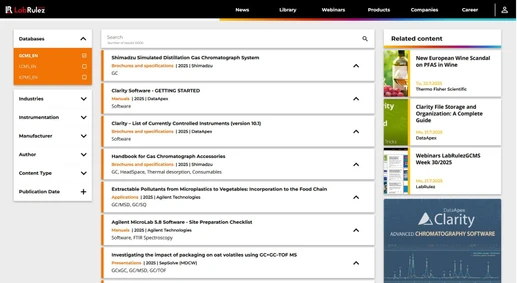 News from LabRulezGCMS Library - Week 30, 2025