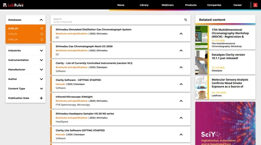 News from LabRulezGCMS Library - Week 46, 2025